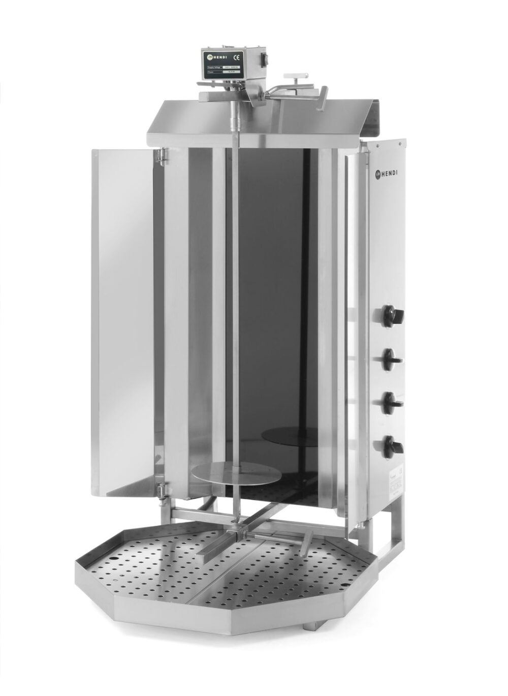 Elektrinis kebabų grilis, HENDI, Profi Line, 400V/7200W, 7,2kW, 550x700x(H)1120mm