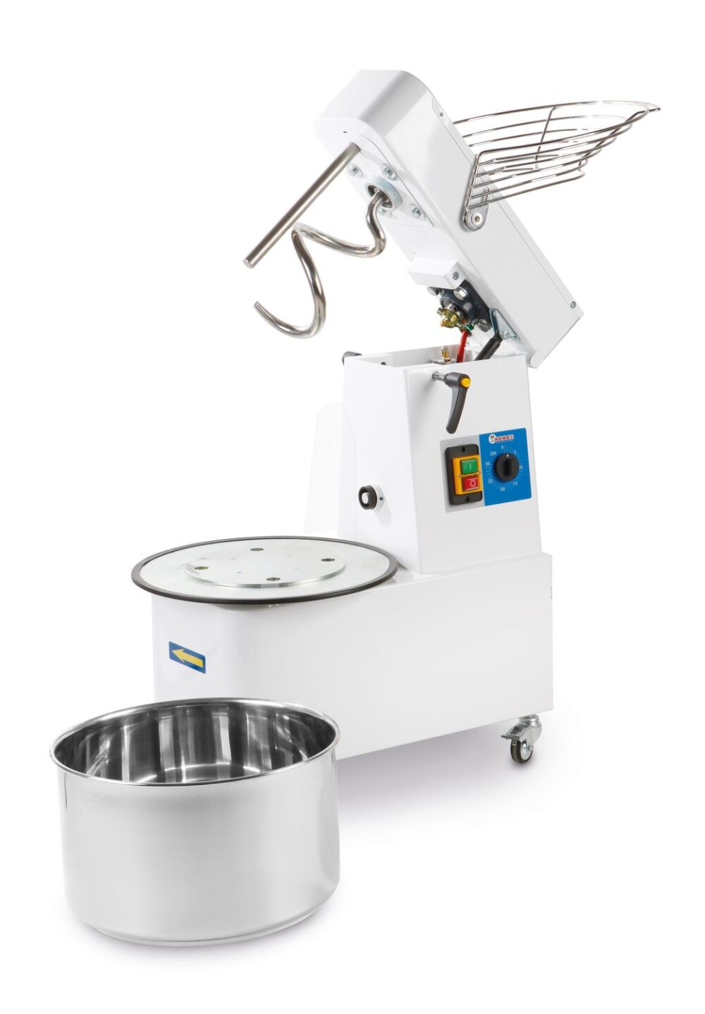 Spiralinė tešlos maišyklė su nuimamu duonkubiliu, Prismafood, 32L, 400V/1100W, 435x750x(H)810mm