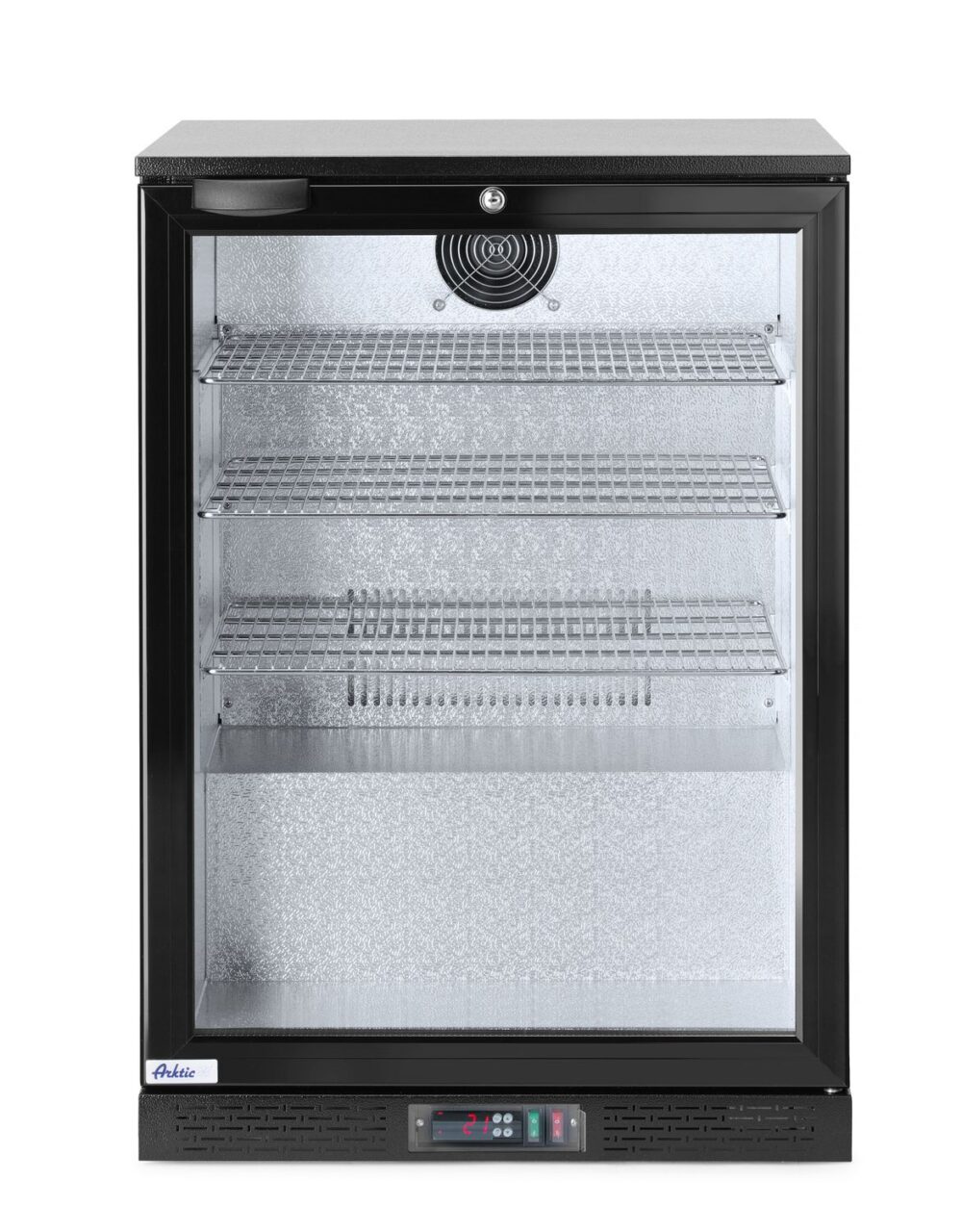 Vienerių durų baro šaldytuvas, Arktic, 105L, Juodas, 220-240V/120W, 600x530x(H)865mm