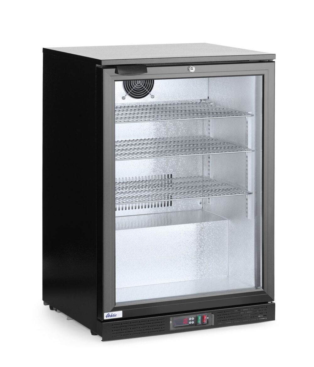 Vienerių durų baro šaldytuvas, Arktic, 105L, Juodas, 220-240V/120W, 600x530x(H)865mm