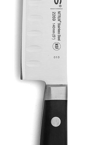 Santoku peilis su „Granton“ kraštu, ÓPERA serija, Arcos, Juodas, (L)262mm