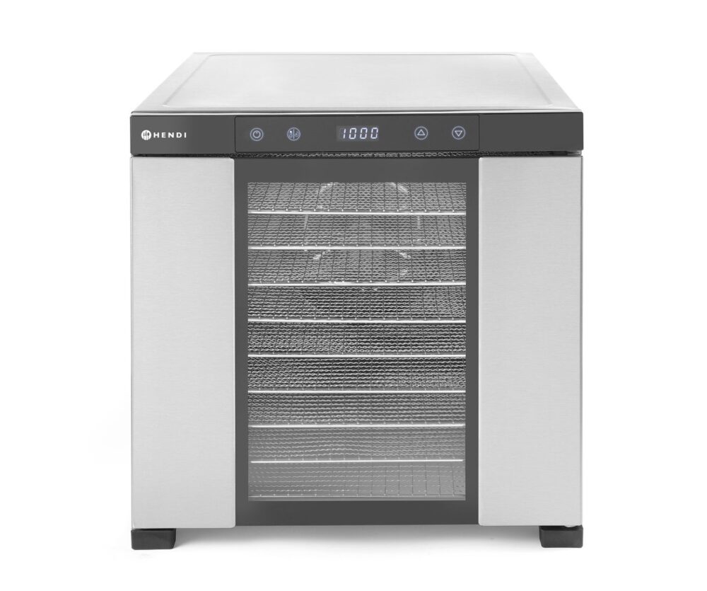 Maisto produktų džiovintuvas „Profi Line“, HENDI, Profi Line, 10 lentynų, 230V/1000W, 430x550x(H)416mm