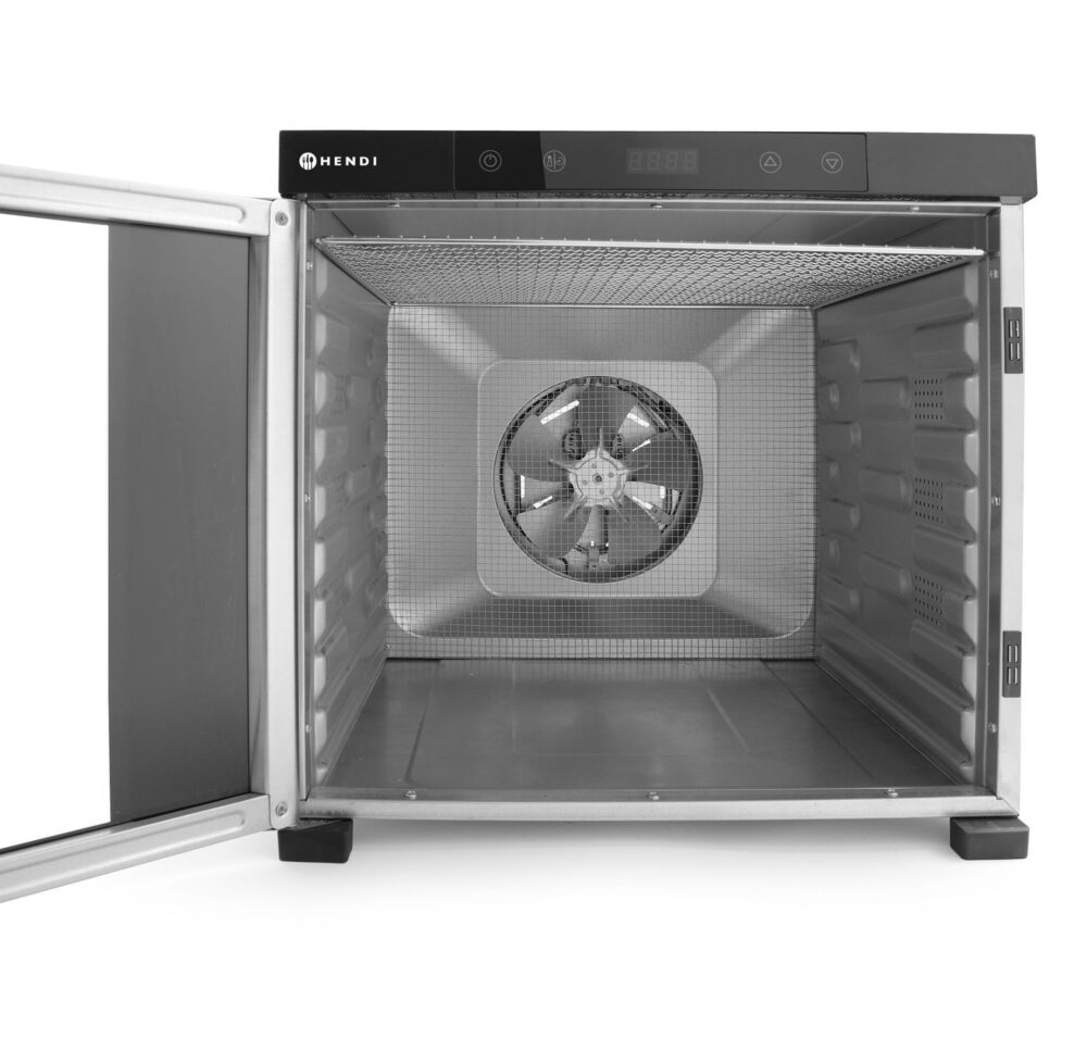 Maisto produktų džiovintuvas „Profi Line“, HENDI, Profi Line, 10 lentynų, 230V/1000W, 430x550x(H)416mm
