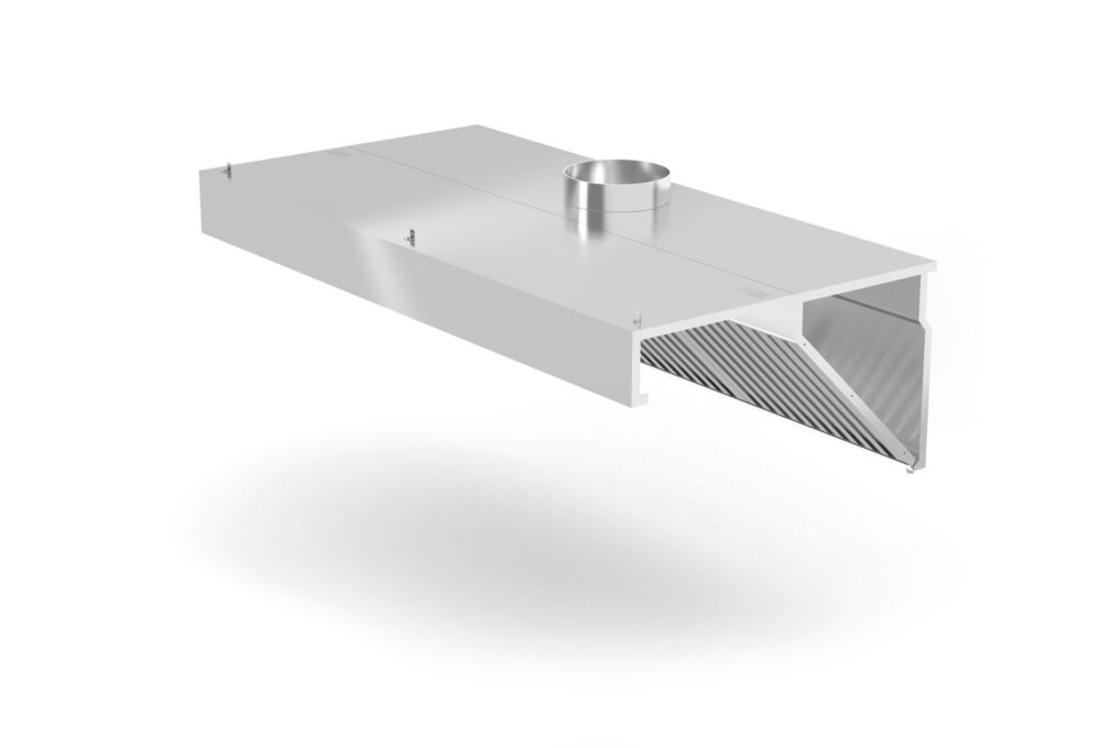 Sieninis įstrižas gartraukio gaubtas, HENDI, Profi Line, Be apšvietimo, 1200x700x(H)450mm