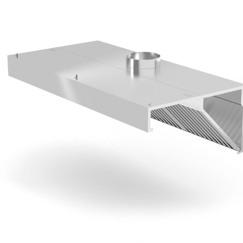 Sieninis įstrižas gartraukio gaubtas, HENDI, Profi Line, su LED apšvietimu, 1000x700x(H)450mm