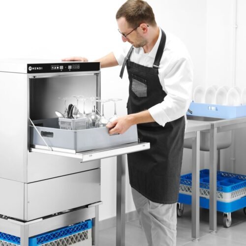 Indaplovė stiklui 40x40 – elektroninis valdymas, HENDI, 230V/2800W, 470x510x(H)710mm