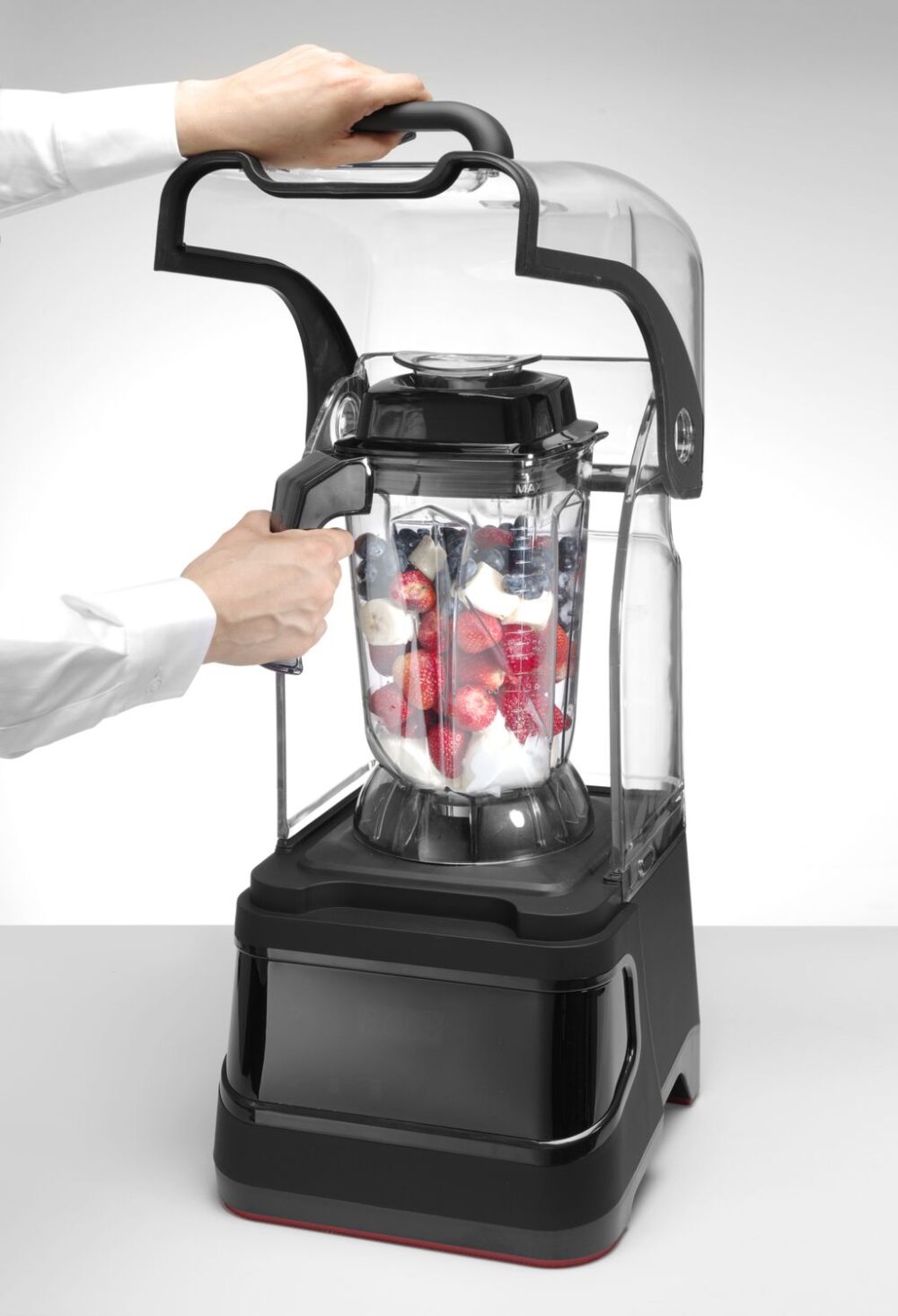 Skaitmeninis baro trintuvas su garso gaubtu, HENDI, 2,5L, Juodas, 220-240V/1680W, 250x300x(H)546mm