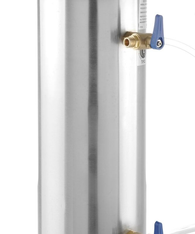 Vandens apdorojimas aparatas su tradiciniais vožtuvais, HENDI, Filtro našumas (20°dH/30°dH/40°dH) 3360/2240/1680, 16L, ⌀185x(H)600mm