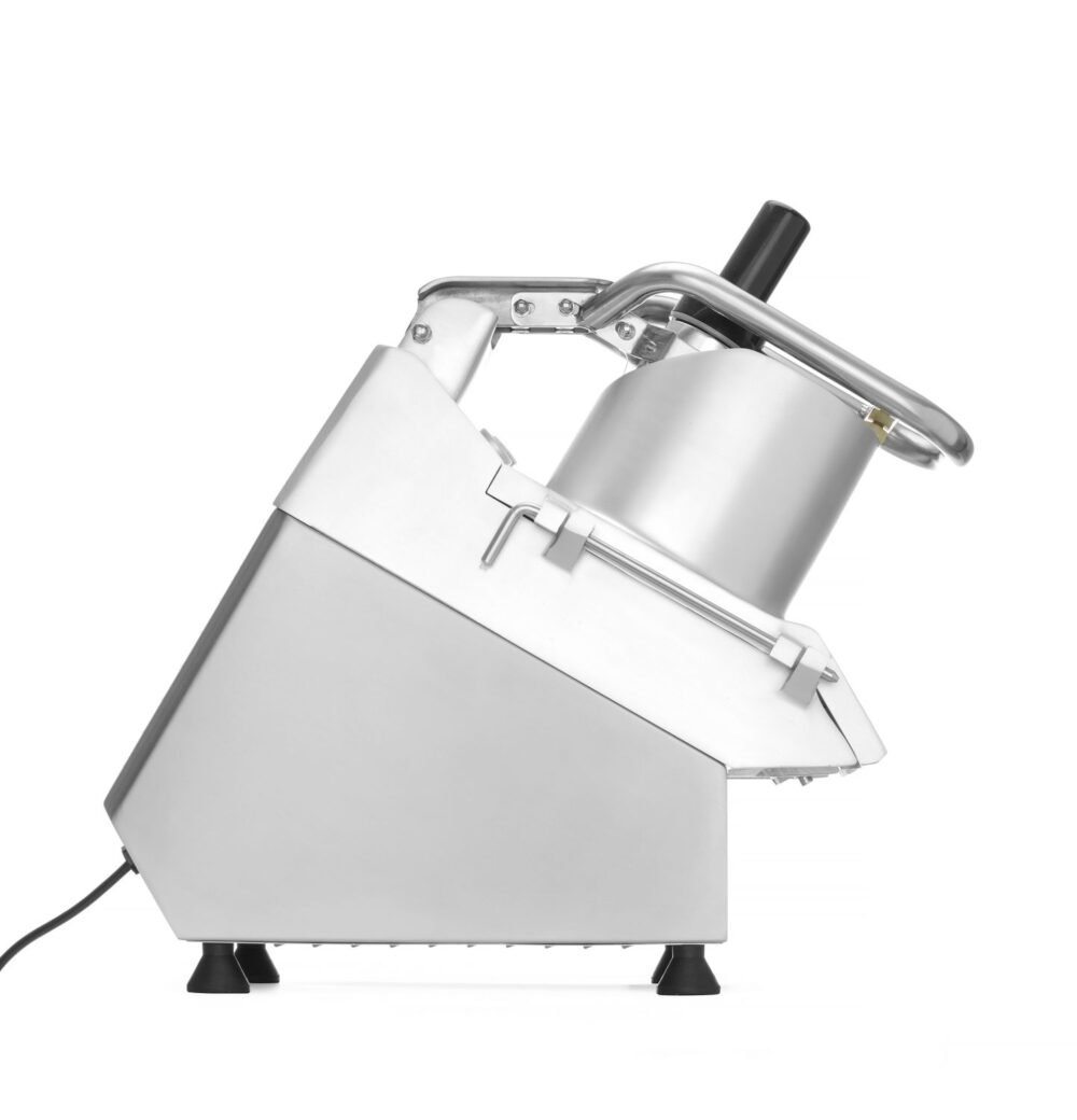 Elektrinė daržovių pjaustyklė su didele anga daržovėms įdėti su 5 diskais komplekte, HENDI, 230V/750W, 574x250x(H)472mm