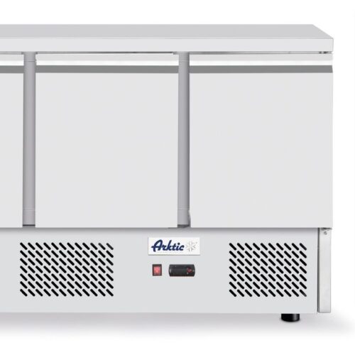 3 durų šaldymo stalas picai su antstatu ir stalviršiu iš granito, Arktic, 254L, 230V/400W, 1400x700x(H)1491mm