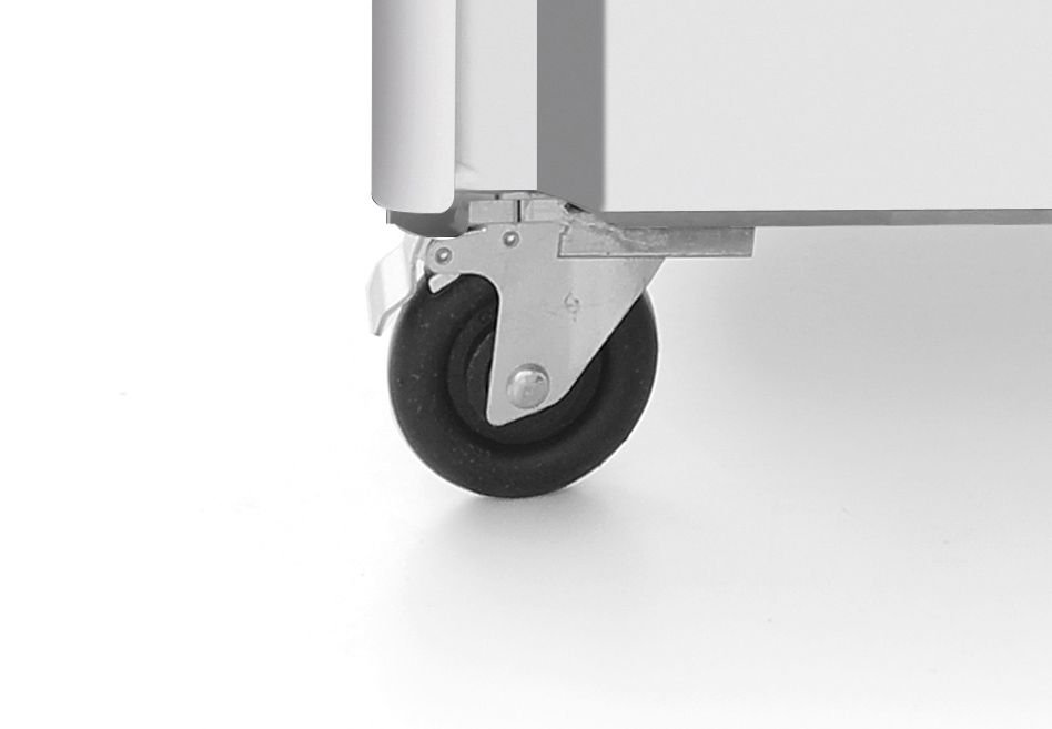232118_wheel-detail 2 durų šaldymo spinta, 1240 l, Arktic, Profi Line, GN 2/1, 230V/980W, 1314x800x(H)2082mm