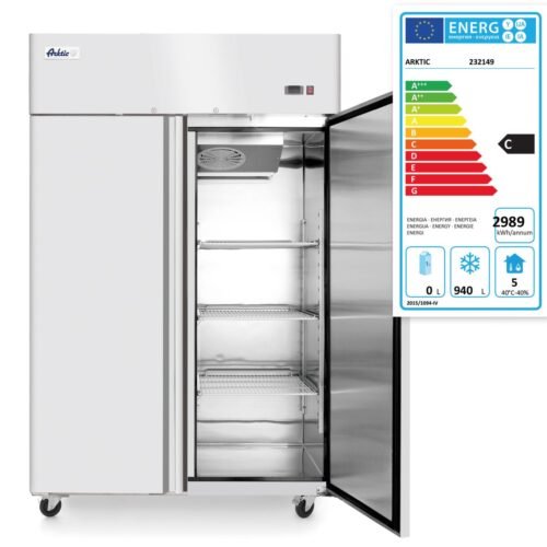 232149_EL 2 durų šaldymo spinta, 1240 l, Arktic, Profi Line, GN 2/1, 230V/980W, 1314x800x(H)2082mm