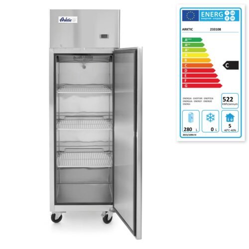 Vienų durų šaldytuvas 410 L, Arktic, Profi Line, 230V/290W, 600x740x(H)1950mm