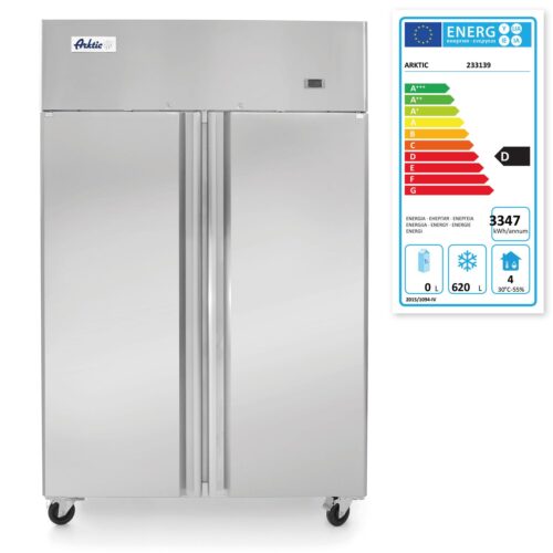 Šaldiklis su 2 durimis 900L, Arktic, Profi Line, 230V/750W, 1200x740x(H)1950mm