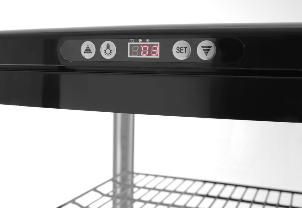 Šaldymo vitrina, 270 l, Arktic, juodas, Juodas, 230V/290W, 556x526x(H)1913mm