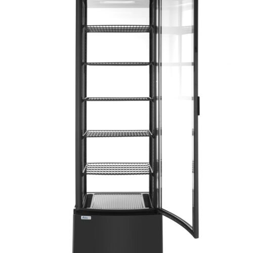 Šaldymo vitrina, 270 l, Arktic, juodas, Juodas, 230V/290W, 556x526x(H)1913mm