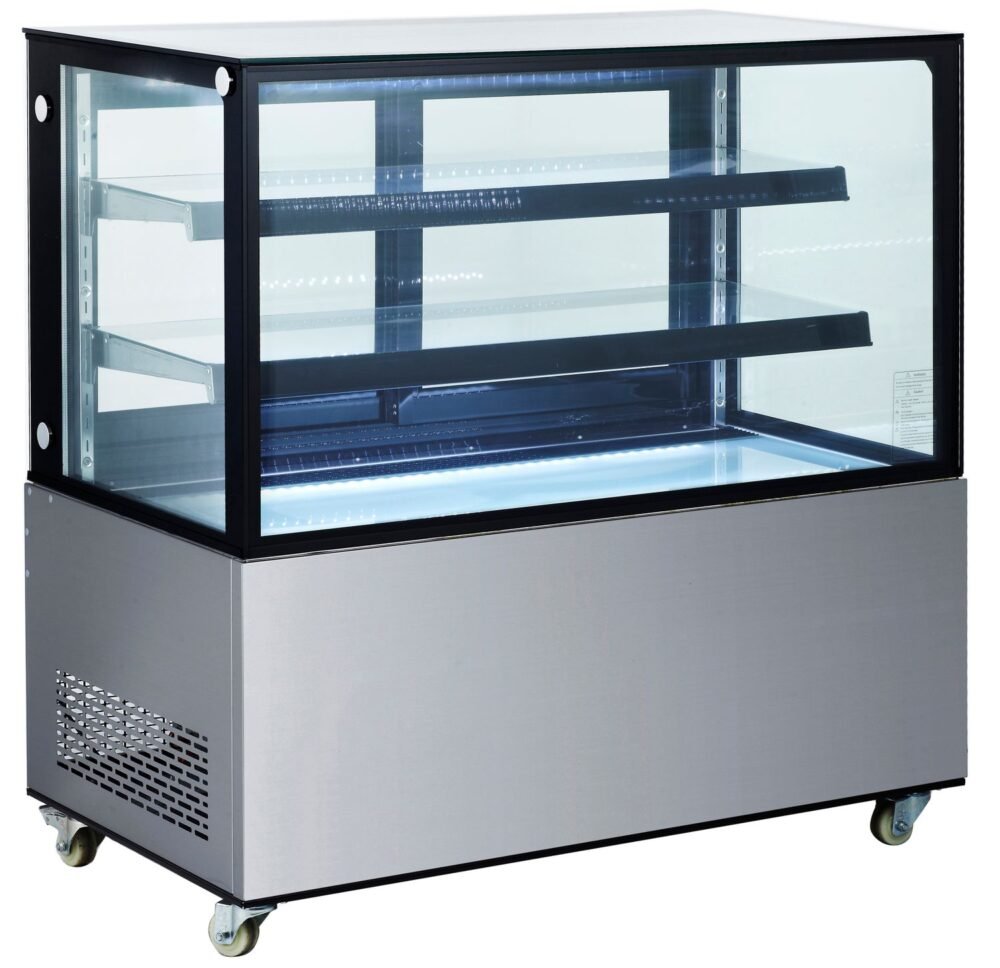 Šaldymo vitrina su dviem lentynomis, Arktic, 410L, 230V/490W, 1224x677x(H)1230mm