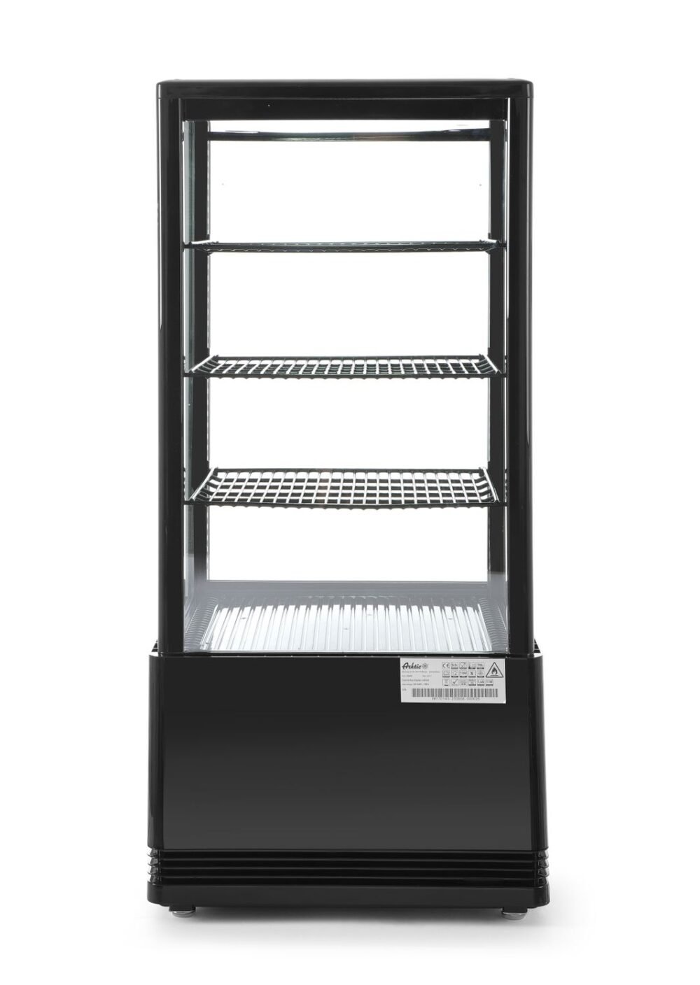 Šaldymo vitrina, 78 l, Arktic, juoda, 230V/170W, 444x397x(H)940mm