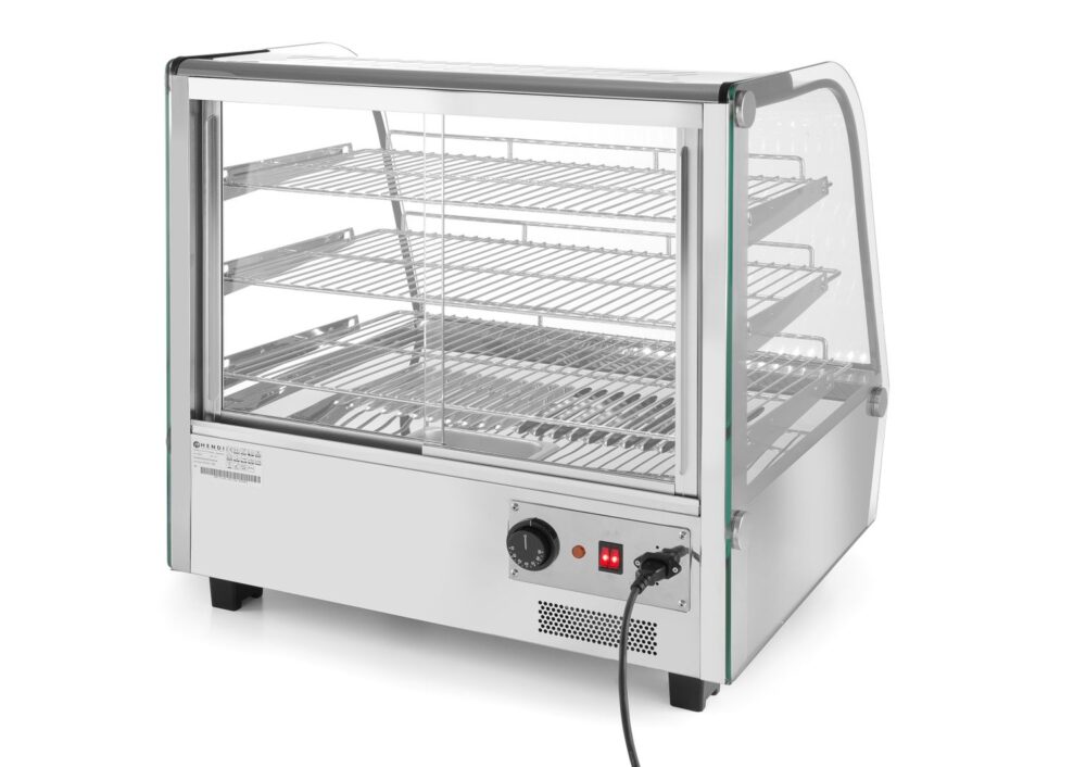 Stalinė šildymo vitrina, HENDI, 120 litrų, 230V/1100W, 685x575x(H)680mm