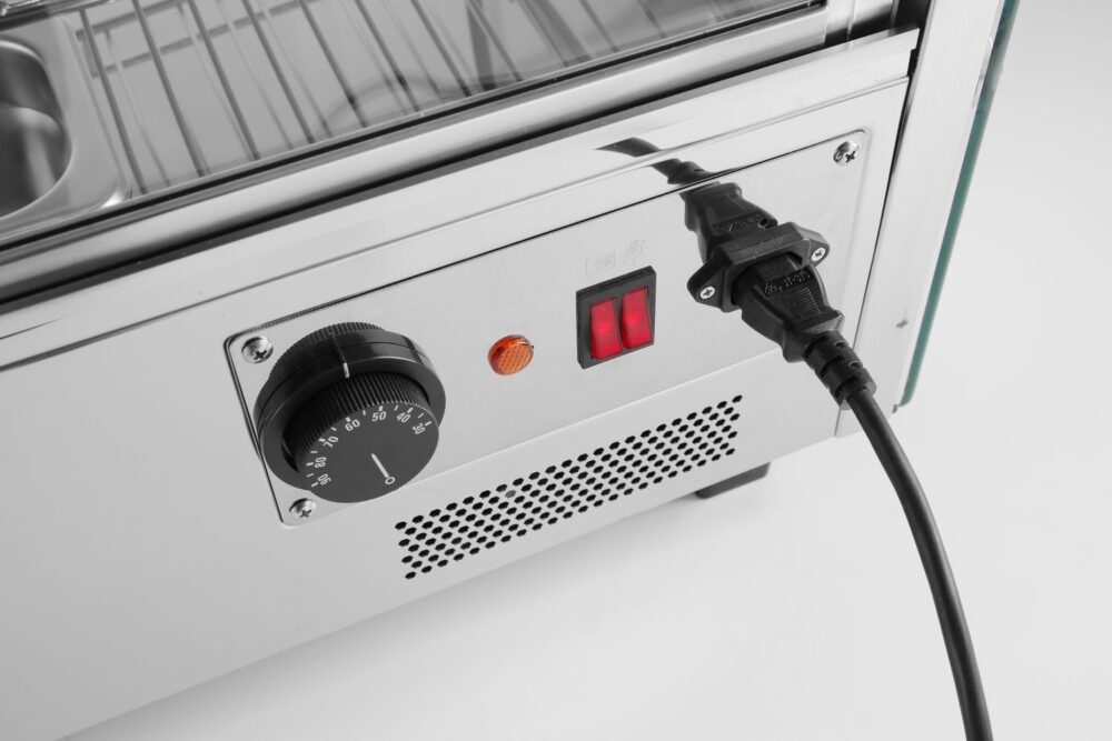 Stalinė šildymo vitrina, HENDI, 120 litrų, 230V/1100W, 685x575x(H)680mm