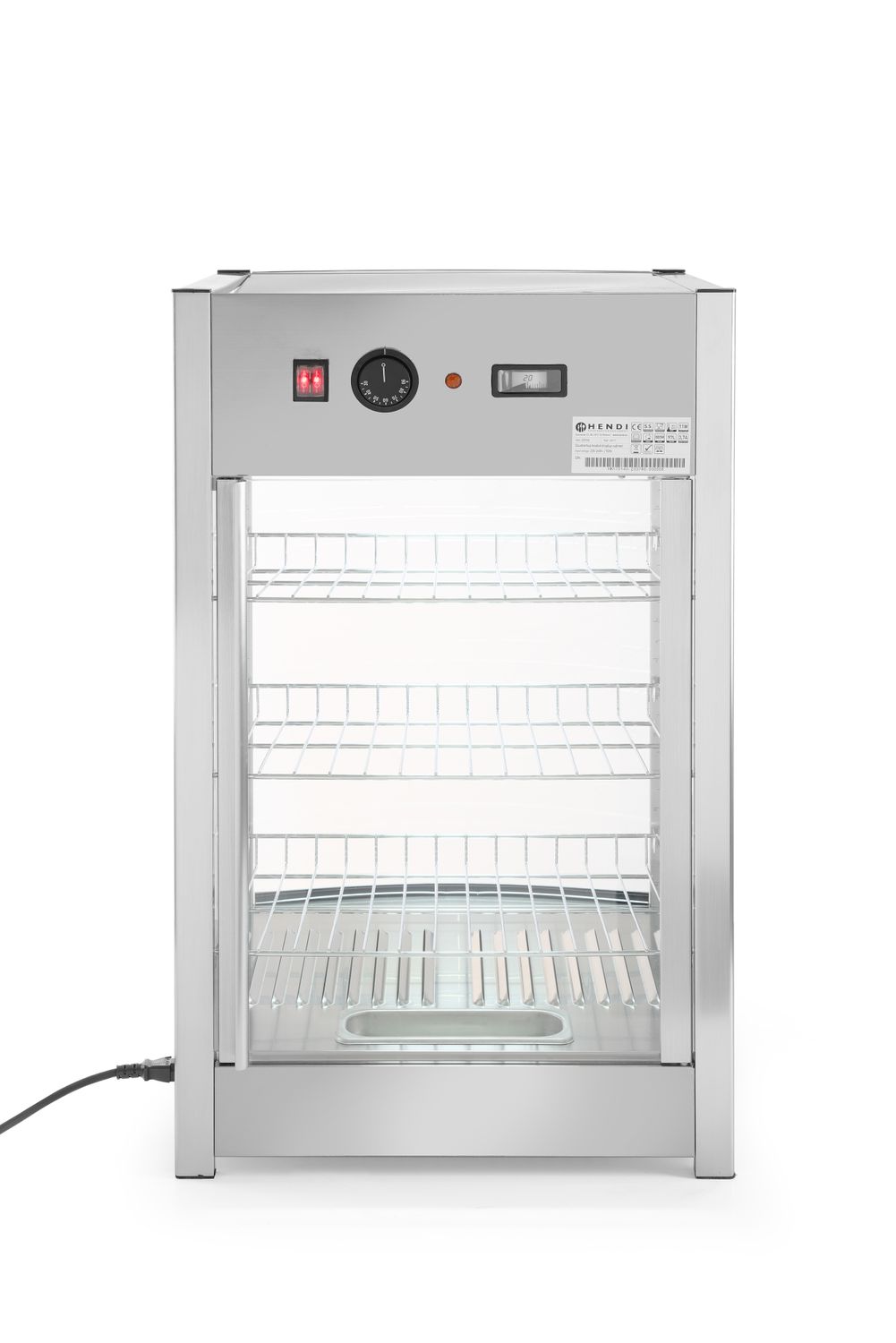 Stalinė šildymo vitrina, HENDI, 97 litrai, 230V/800W, 460x467x(H)785mm