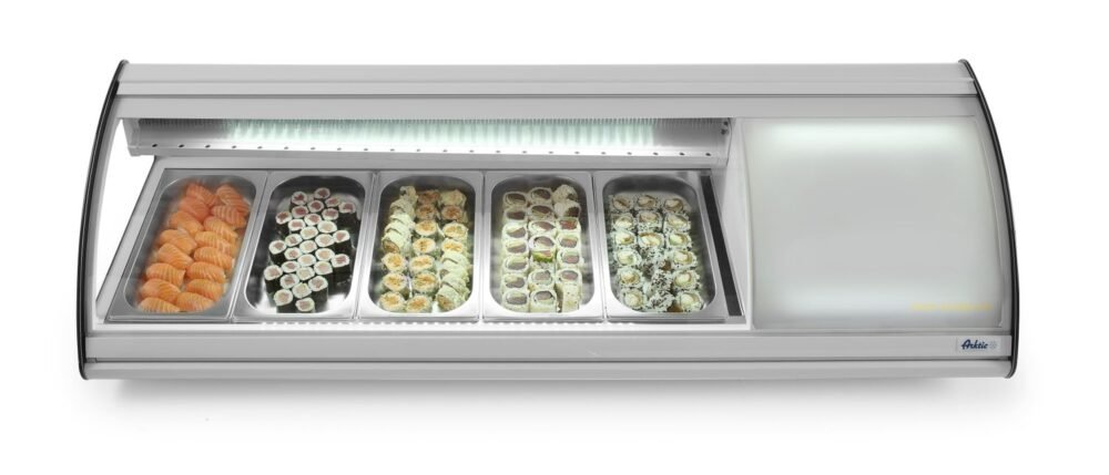 Sušių vitrina 5x GN 1/3, Arktic, 230V/160W, 1307x445x(H)327mm