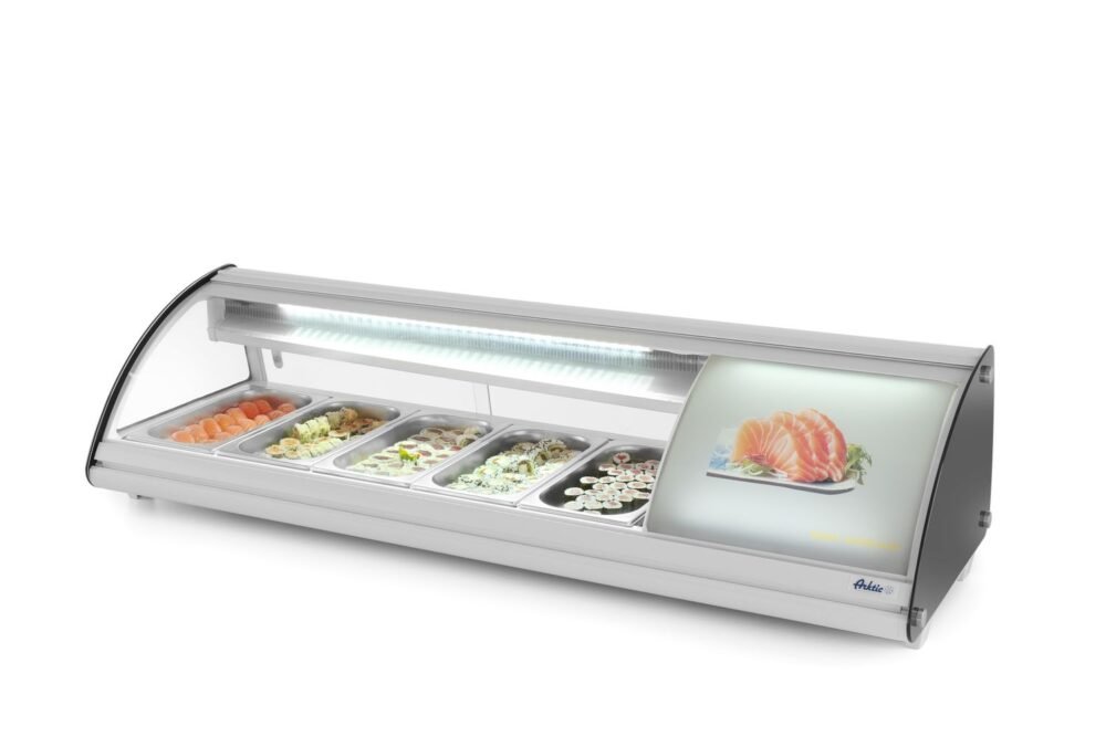 Sušių vitrina 5x GN 1/3, Arktic, 230V/160W, 1307x445x(H)327mm