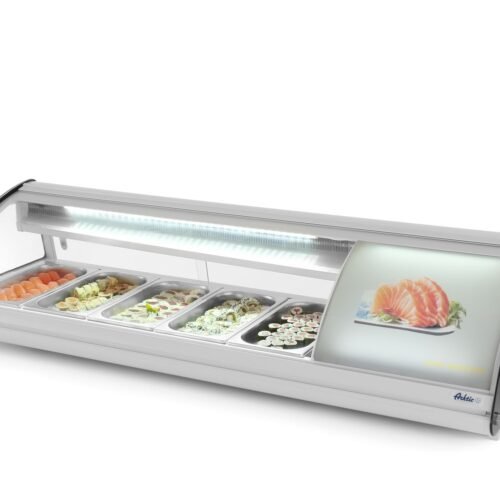 Sušių vitrina 5x GN 1/3, Arktic, 230V/160W, 1307x445x(H)327mm