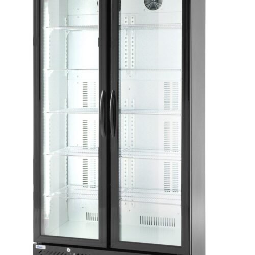 Dvejų durų baro šaldytuvas, Arktic, 384L, Juodas, 220-240V/365W, 900x530x(H)1820mm