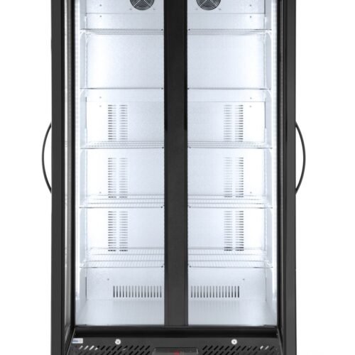 Dvejų durų baro šaldytuvas, Arktic, 384L, Juodas, 220-240V/365W, 900x530x(H)1820mm