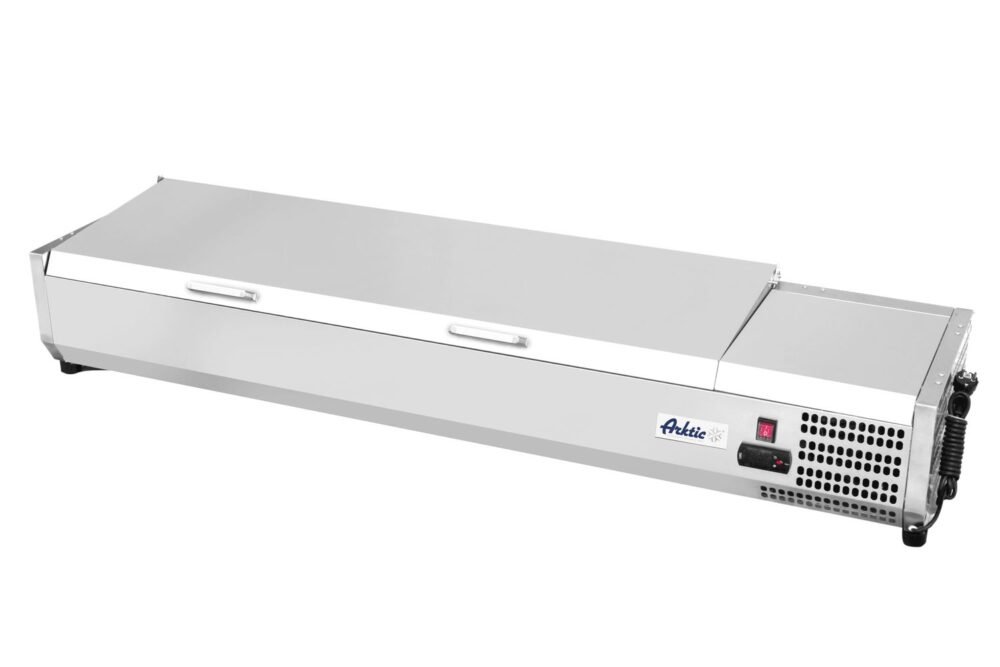 233948_2019 Šildoma vitrina GN 1/3, Arktic, 4x GN 1/3, 230V/180W, 1205x420x(H)630mm