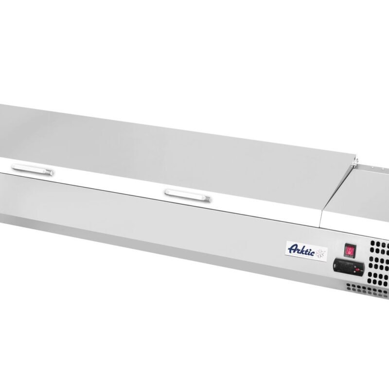 Šildoma vitrina GN 1/3, Arktic, 6x GN 1/3, 230V/180W, 1405x420x(H)630mm
