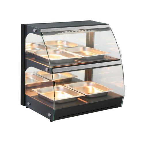 Stalinė kvarcinė šildymo vitrina, HENDI, dviejų lygių, 230V/560W, 650x485x(H)630mm