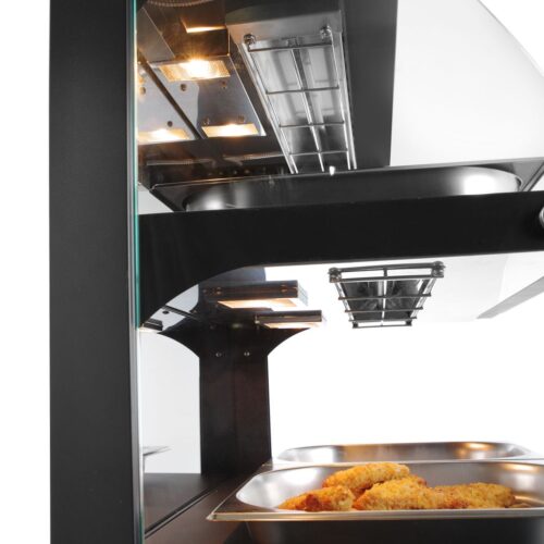 Stalinė kvarcinė šildymo vitrina, HENDI, dviejų lygių, 230V/560W, 650x485x(H)630mm