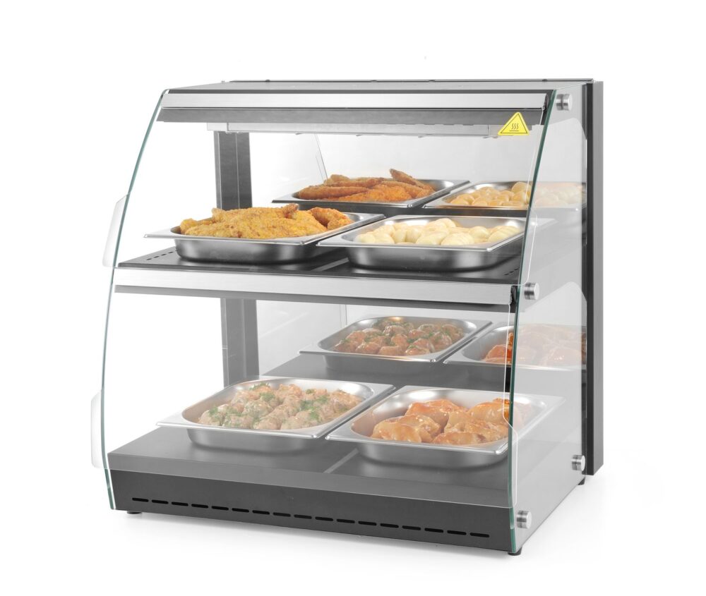 Stalinė kvarcinė šildymo vitrina, HENDI, dviejų lygių, 230V/560W, 650x485x(H)630mm