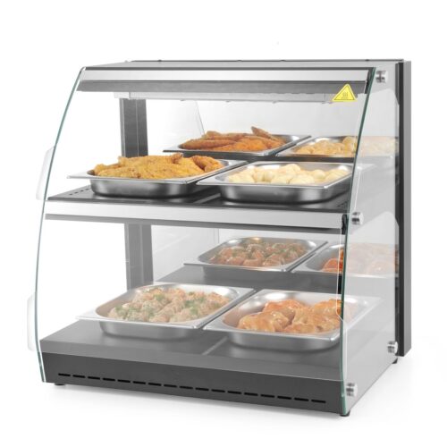 Stalinė kvarcinė šildymo vitrina, HENDI, dviejų lygių, 230V/560W, 650x485x(H)630mm