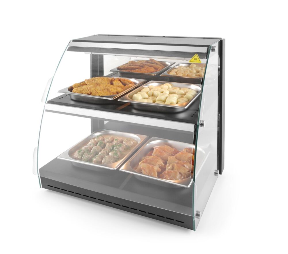 Stalinė kvarcinė šildymo vitrina, HENDI, dviejų lygių, 230V/560W, 650x485x(H)630mm