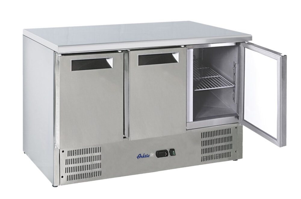 3 durų šaldytuvas su stalviršiu, Arktic, 219L, 220-240V/152W, 1365x700x(H)855mm