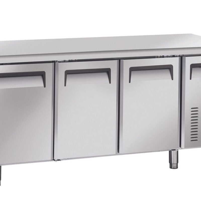 3 durų šaldytuvas su stalviršiu ir šoniniu šaldymo bloku, Arktic, GN 1/1, 230V/350W, 1800x700x(H)850mm
