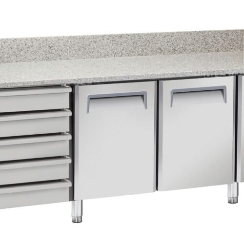 Pizza cooling counter, Arktic, 362L, Sidabro, 220-240V/210W, 2025x800x(H)1040mm