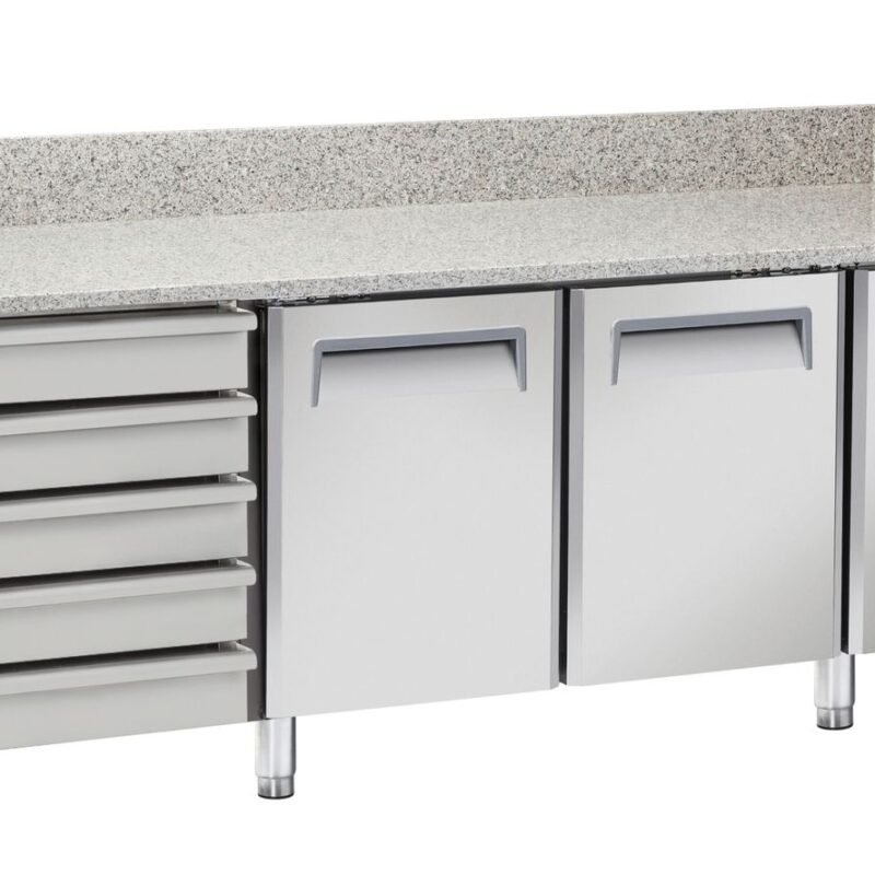 Pizza cooling counter, Arktic, 362L, Sidabro, 220-240V/210W, 2025x800x(H)1040mm