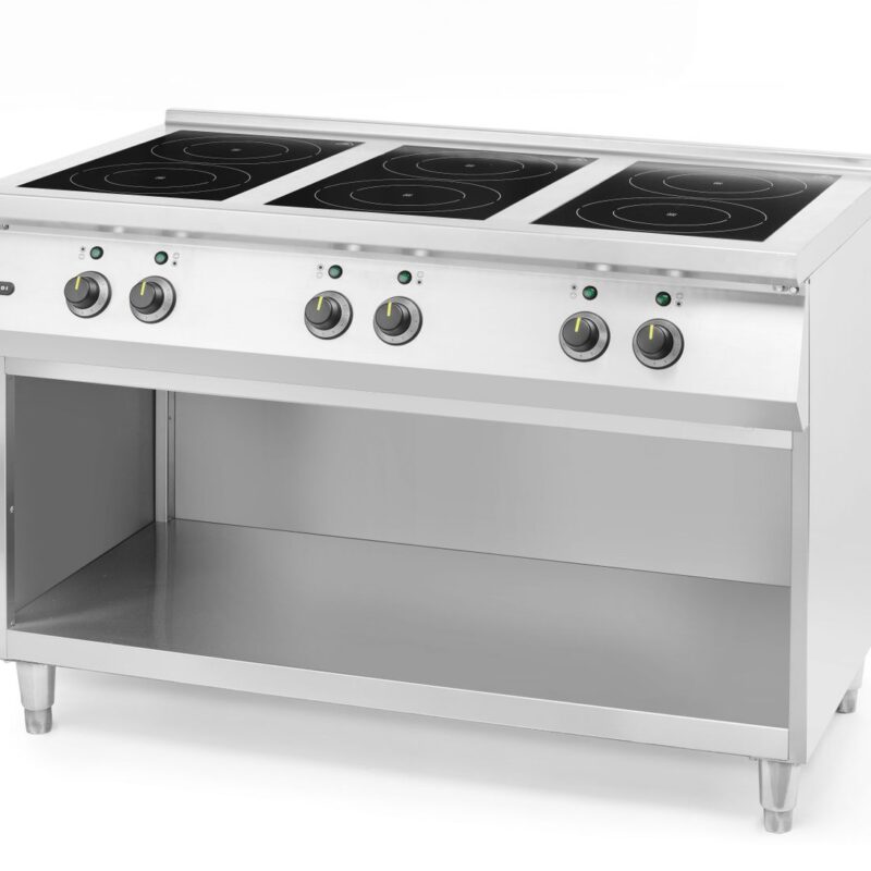 Indukcinė viryklė 6 kaitviečių, HENDI, 400V/25500W, 1200x700x(H)890mm