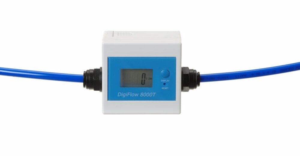 Elektroninis vandens srauto matuoklis HENDI filtrams, 110x53x(H)70mm