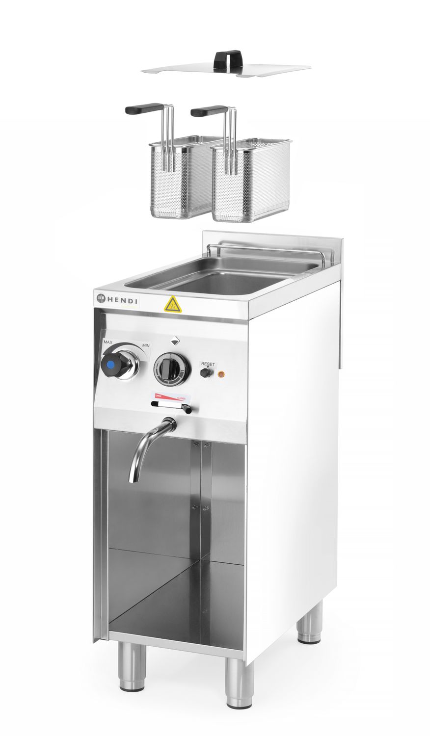 Makaronų ir koldūnų gaminimo aparatas, atskirai pastatomas, HENDI, 10L, 230V/3500W, 330x600x(H)907mm