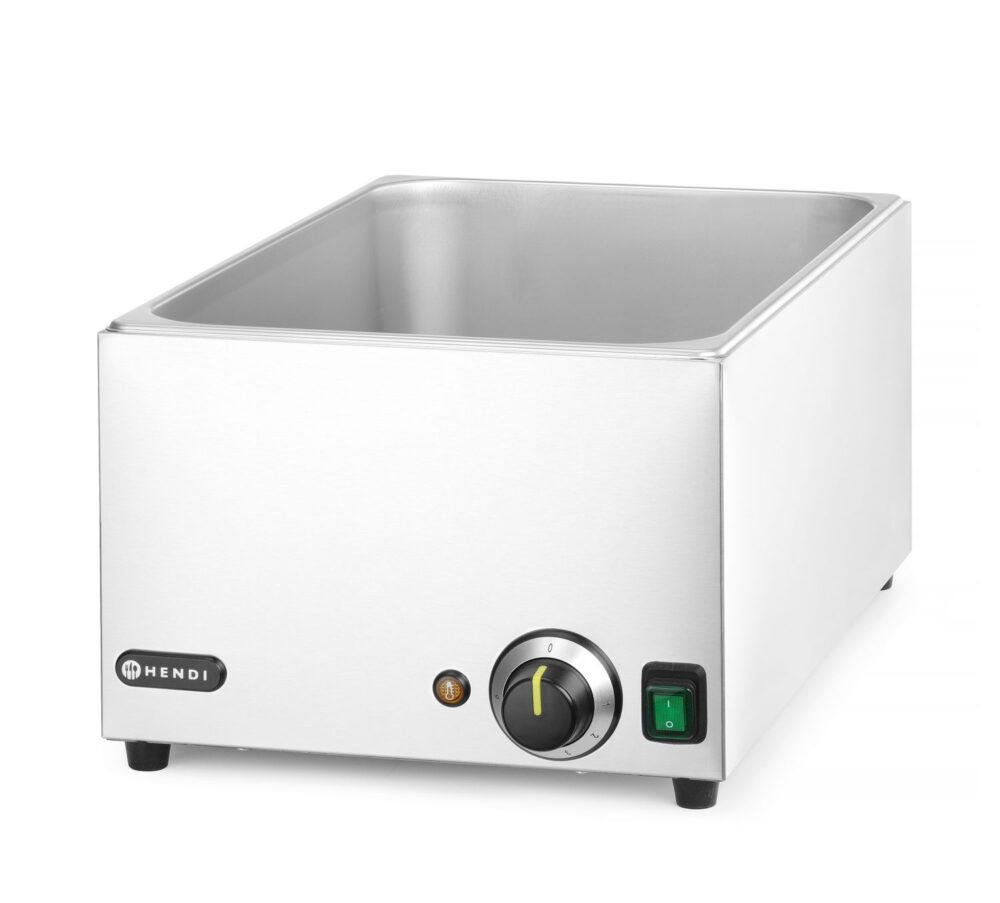 Rinkinys: marmitas HENDI RANGER + 3x GN 1/3 su dangčiu, HENDI, GN 1/1, 230V/1000W, 590x332x(H)242mm