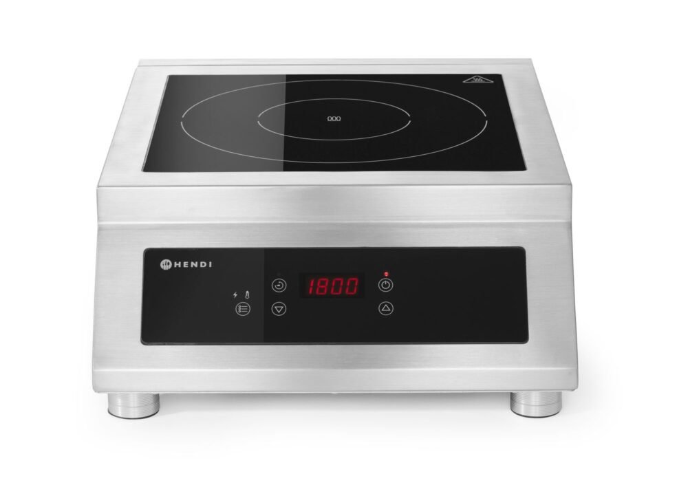 Indukcinė kaitlentė 5000 D, HENDI, Profi Line, 400V/5000W, 398x525x(H)175mm