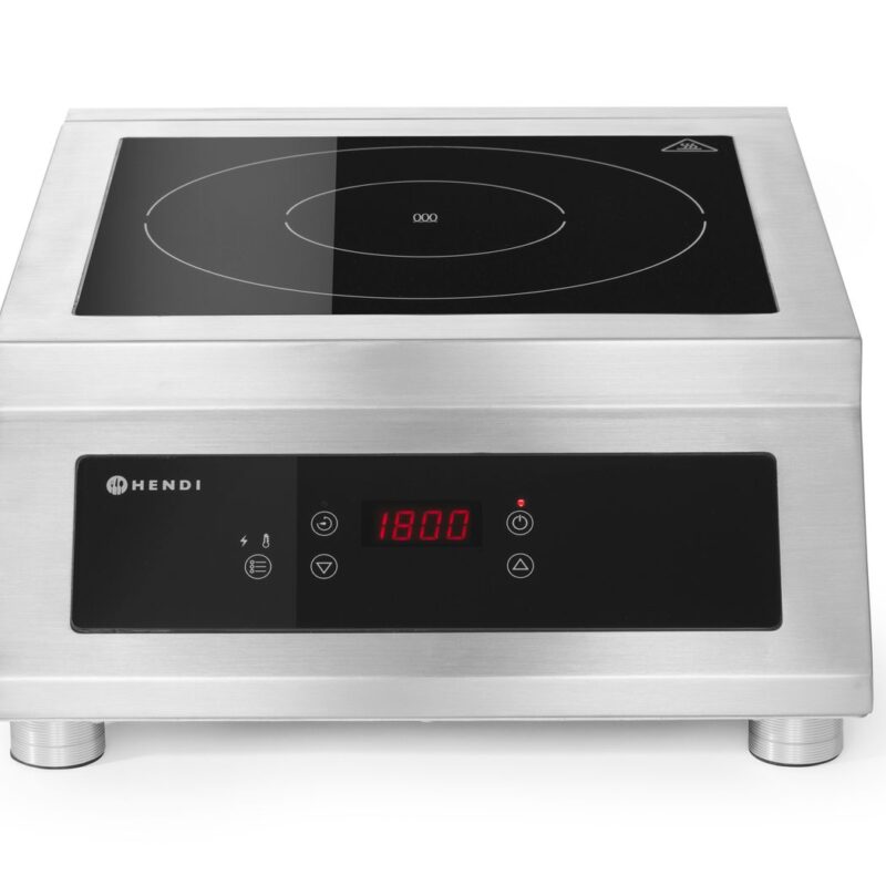 Indukcinė kaitlentė 5000 D, HENDI, Profi Line, 400V/5000W, 398x525x(H)175mm