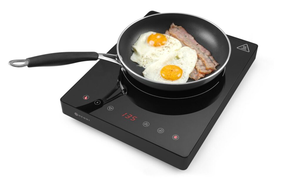 2000 W indukcinė viryklė, HENDI, Kitchen Line, 230V/2000W, 297x411x(H)57mm