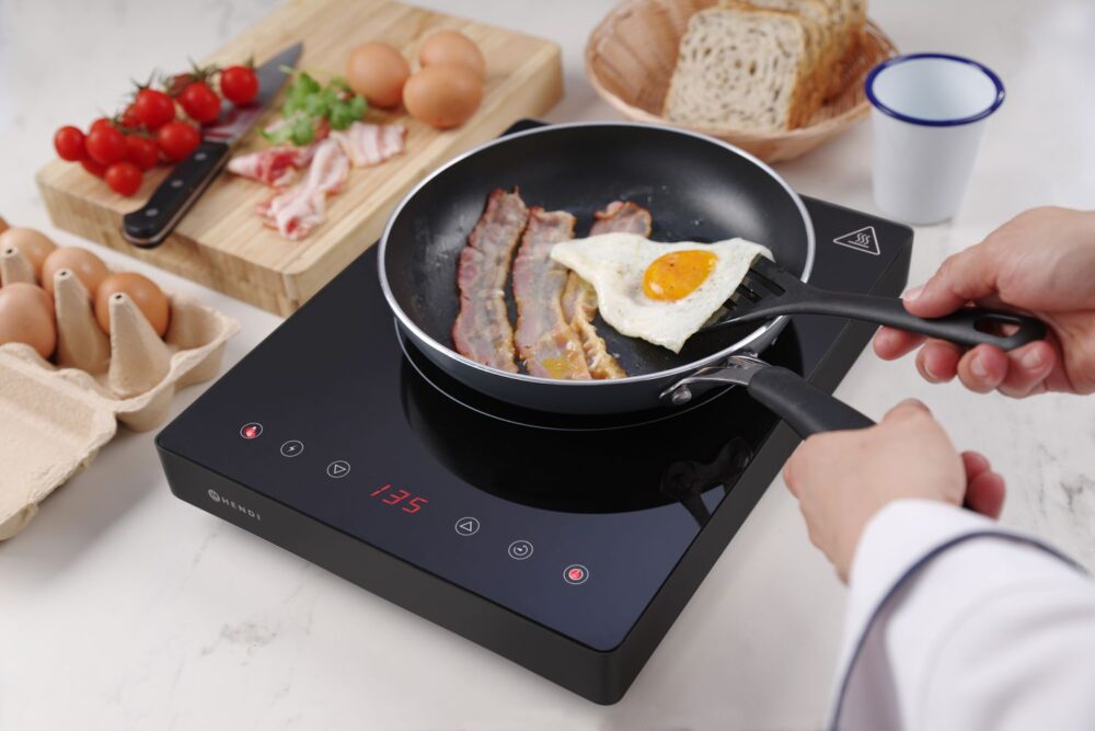 2000 W indukcinė viryklė, HENDI, Kitchen Line, 230V/2000W, 297x411x(H)57mm
