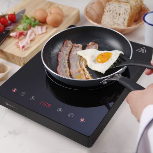2000 W indukcinė viryklė, HENDI, Kitchen Line, 230V/2000W, 297x411x(H)57mm